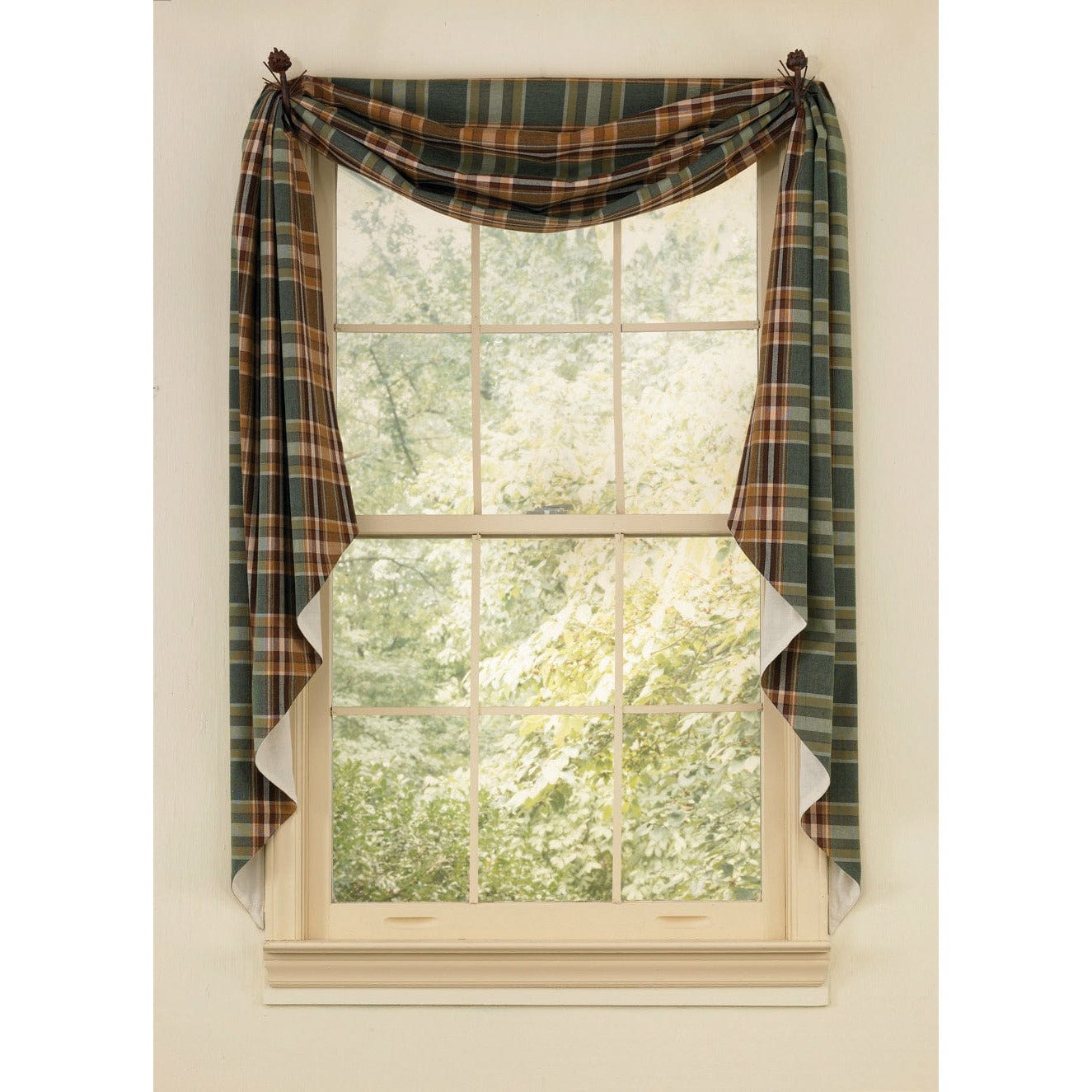 Wood River Fishtail Swag Lined-Park Designs-The Village Merchant