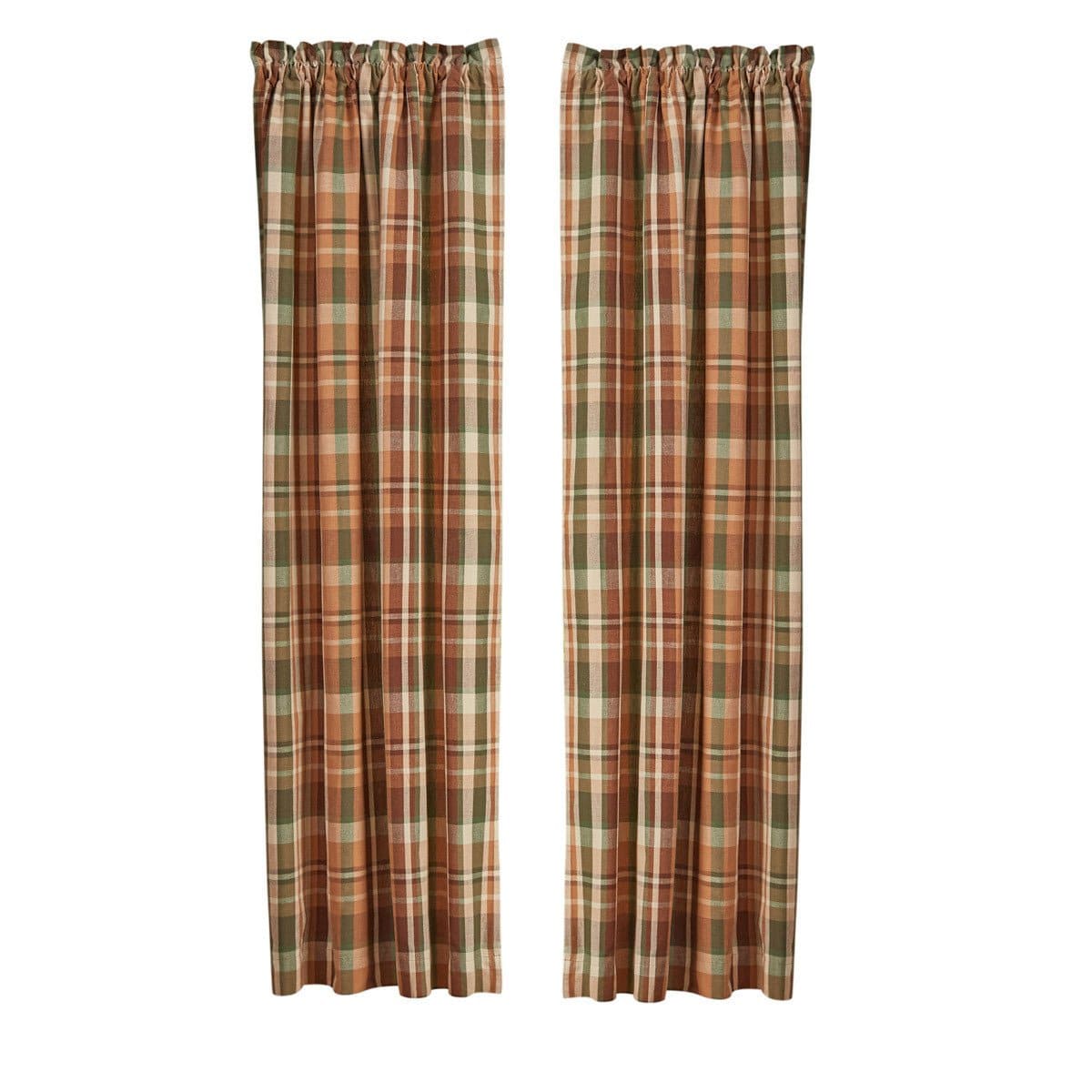 Woodbourne Panel Pair With Tie Backs 63" Long Unlined-Park Designs-The Village Merchant