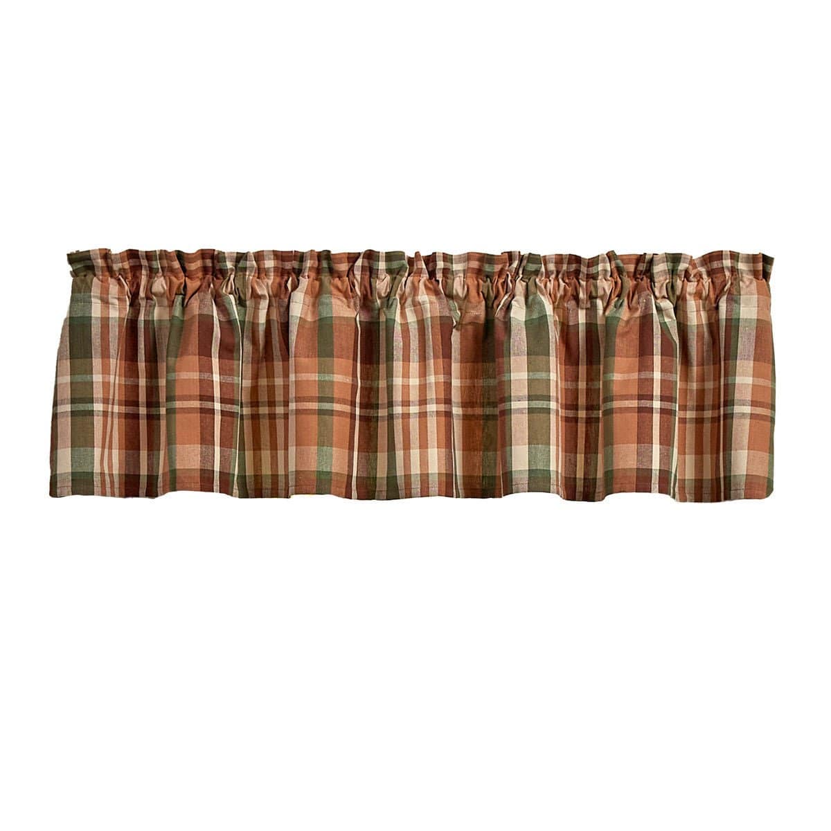 Woodbourne Plaid Valance Unlined-Park Designs-The Village Merchant