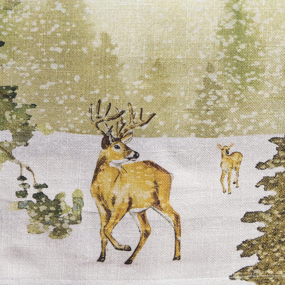 Woodland Winter Printed Table Runner 54'' Long