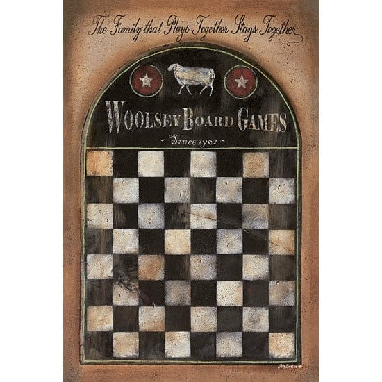 Penny Lane Publishing Woolsey Board Game By Pam Britton Art Print - 12 X 18