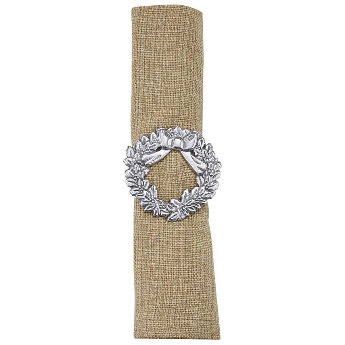 Wreath in Pewter Napkin Ring-Park Designs-The Village Merchant