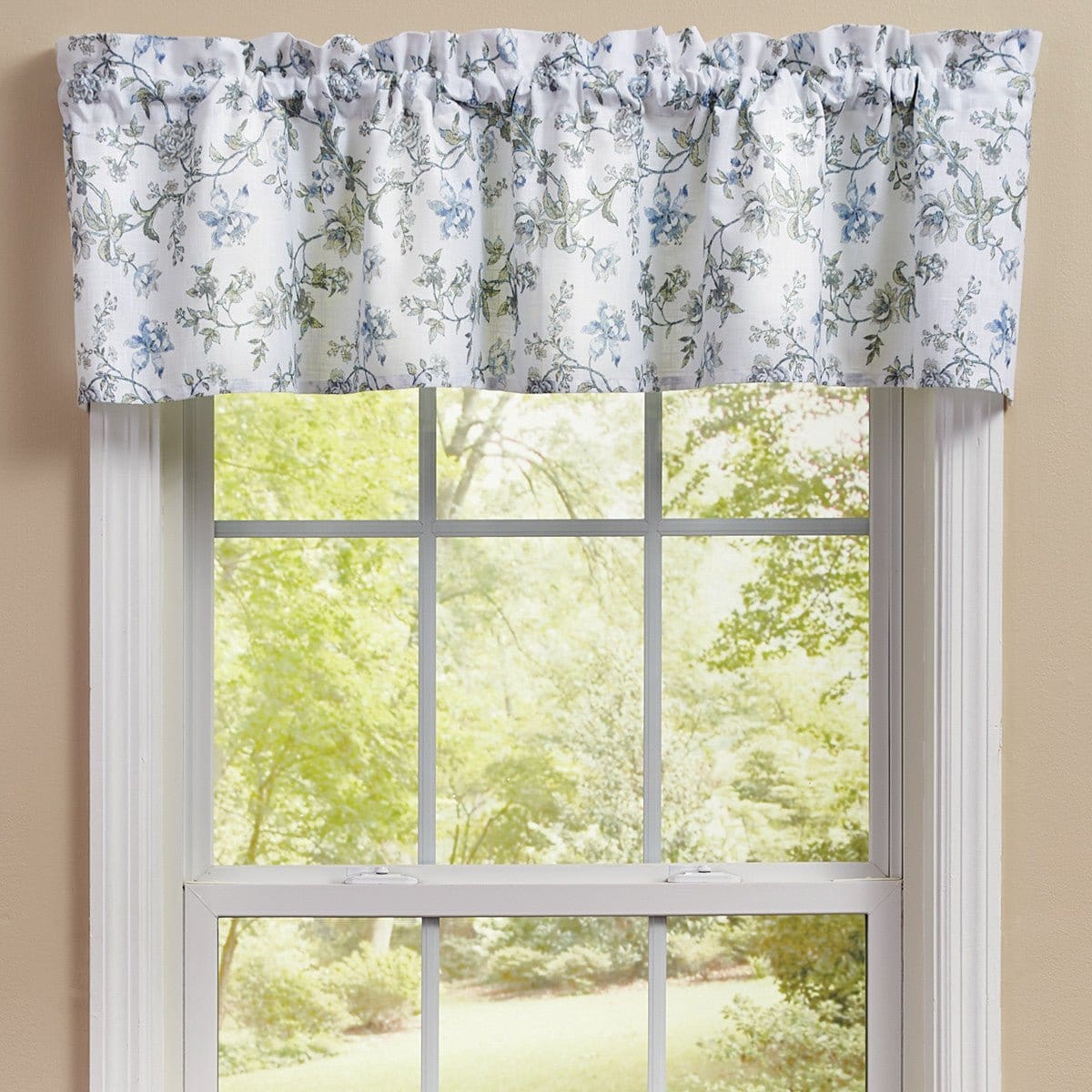 Wythe Garden Plaid Valance Lined-Park Designs-The Village Merchant