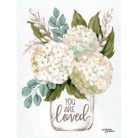 You Are Loved Flowers By Michele Norman Art Print - 12 X 16-Penny Lane Publishing-The Village Merchant