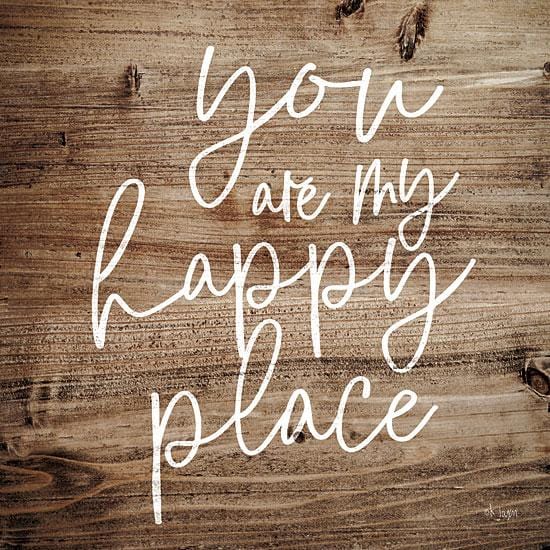 You Are My Happy Place By Jaxn Blvd Art Print - 12 X 12-Penny Lane Publishing-The Village Merchant