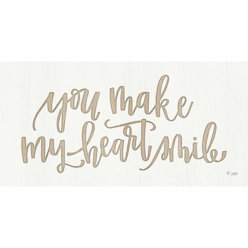 You Make My Heart Smile By Jaxn Blvd Art Print - 9 X 18-Penny Lane Publishing-The Village Merchant