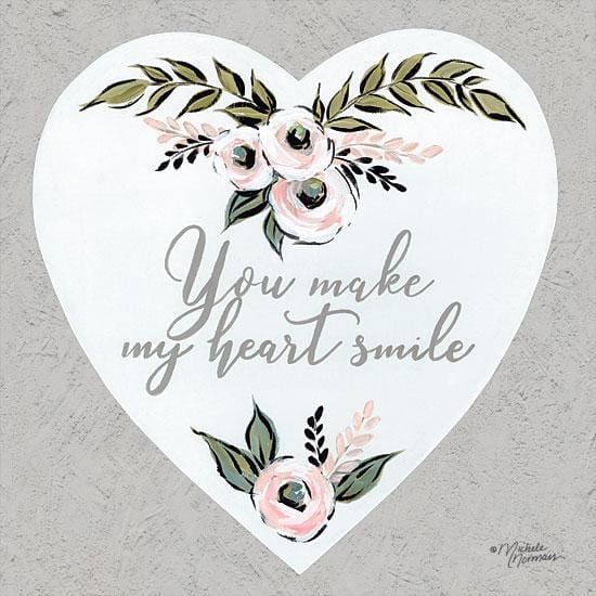 You Make My Heart Smile By Michele Norman Art Print - 12 X 12-Penny Lane Publishing-The Village Merchant