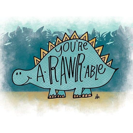 You&#39;re A-Rawr-Able By Erin Barrett Art Print - 12 X 16-Penny Lane Publishing-The Village Merchant