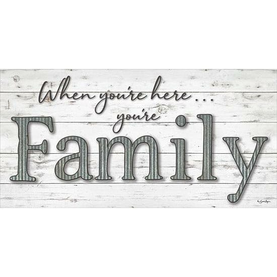 You&#39;re Family By Susie Boyer Art Print - 12 X 24-Penny Lane Publishing-The Village Merchant