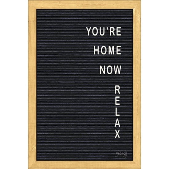 You&#39;re Home Now Felt Board By Marla Rae Art Print - 12 X 18-Penny Lane Publishing-The Village Merchant