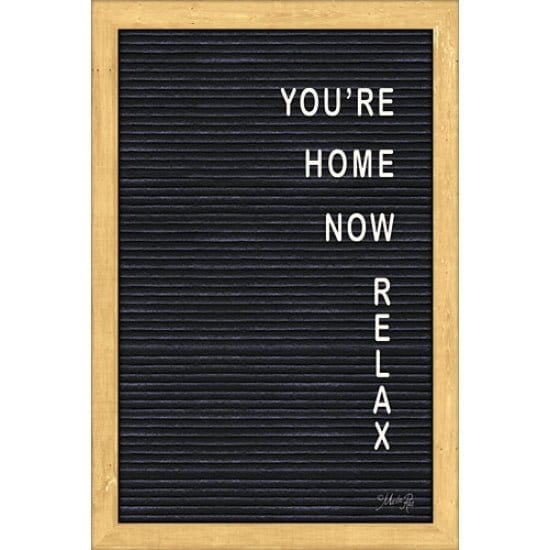 Penny Lane Publishing You're Home Now Felt Board By Marla Rae Art Print - 12 X 18